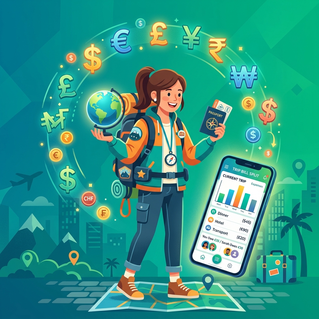 Splitting Bills in Multiple Currencies: The Guide for Backpackers & Nomads